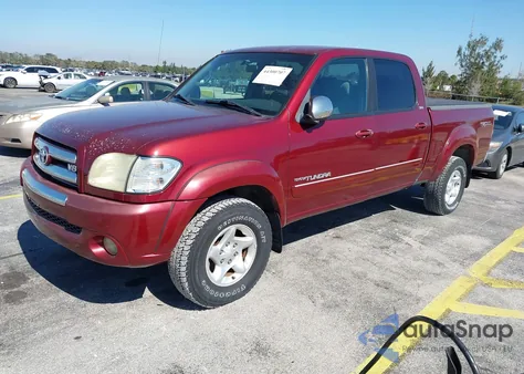 2004 Toyota Tundra Sr5 V8 z USA, uszkodzony, nr VIN 5TBDT441X4S435963